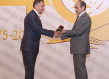 Media representatives receive awards in accordance with Azerbaijani president’s order. Baku, Azerbaijan, Jule 22, 2015